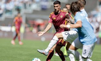 意甲罗马1-0力克拉齐奥夺得德比胜利，佩莱格里尼伤愈复出建功