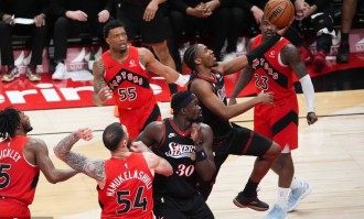 马克西38+4+5博伊尔斯17+15 猛龙加时胜76人