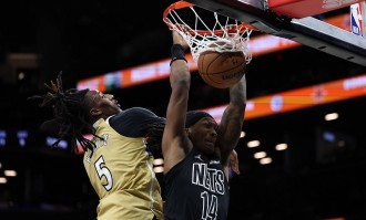 小波特23分克洛尼18分莱利27分 篮网大胜奇才